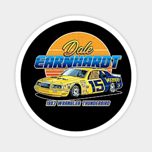 Dale Earnhardt Thunderbird Legend 80s Retro Magnet